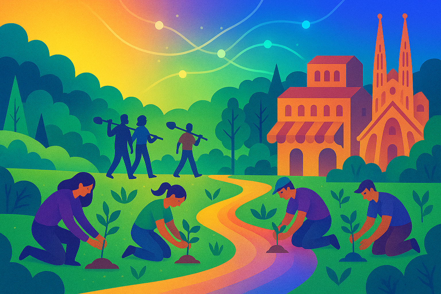 ReFi BCN hero illustration